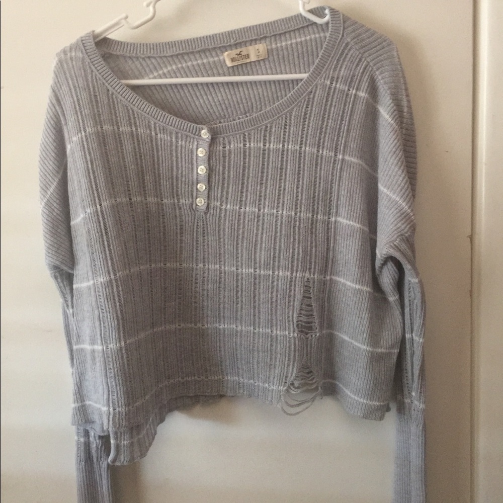 Hollister long sleeve Henley